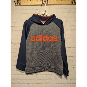 Adidas kids pullover hoodie size youth large *